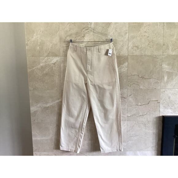 NWT Free People Brixton Vancouver Pants - 28 - Neutral Utility, Oversize, Scandi - Picture 5 of 13
